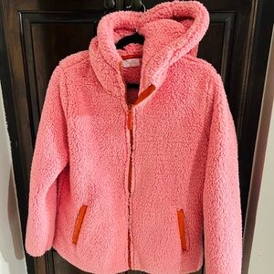 Cozy Pink Sherpa Jacket |
Pink Lily Full-Zip Hooded
Teddy Coat | Women's L
